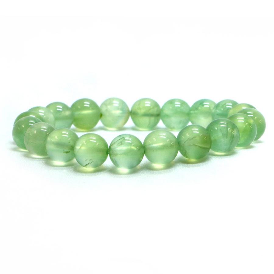 パワーストーン 天然石 ブレスレット プレナイト 丸玉 8mm 数珠 念珠 Bracelet お試し価格 | 