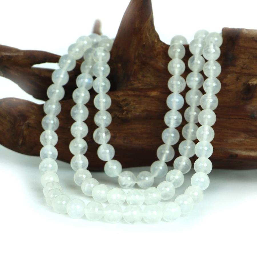 パワーストーン 天然石 ブレスレット ムーンストーン 丸玉 6mm 数珠 念珠 Bracelet お試し価格 |  | 11