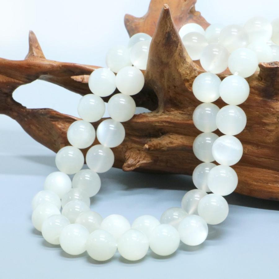 パワーストーン 天然石 ブレスレット ムーンストーン 丸玉 10mm 数珠 念珠 Bracelet お試し価格 |  | 11