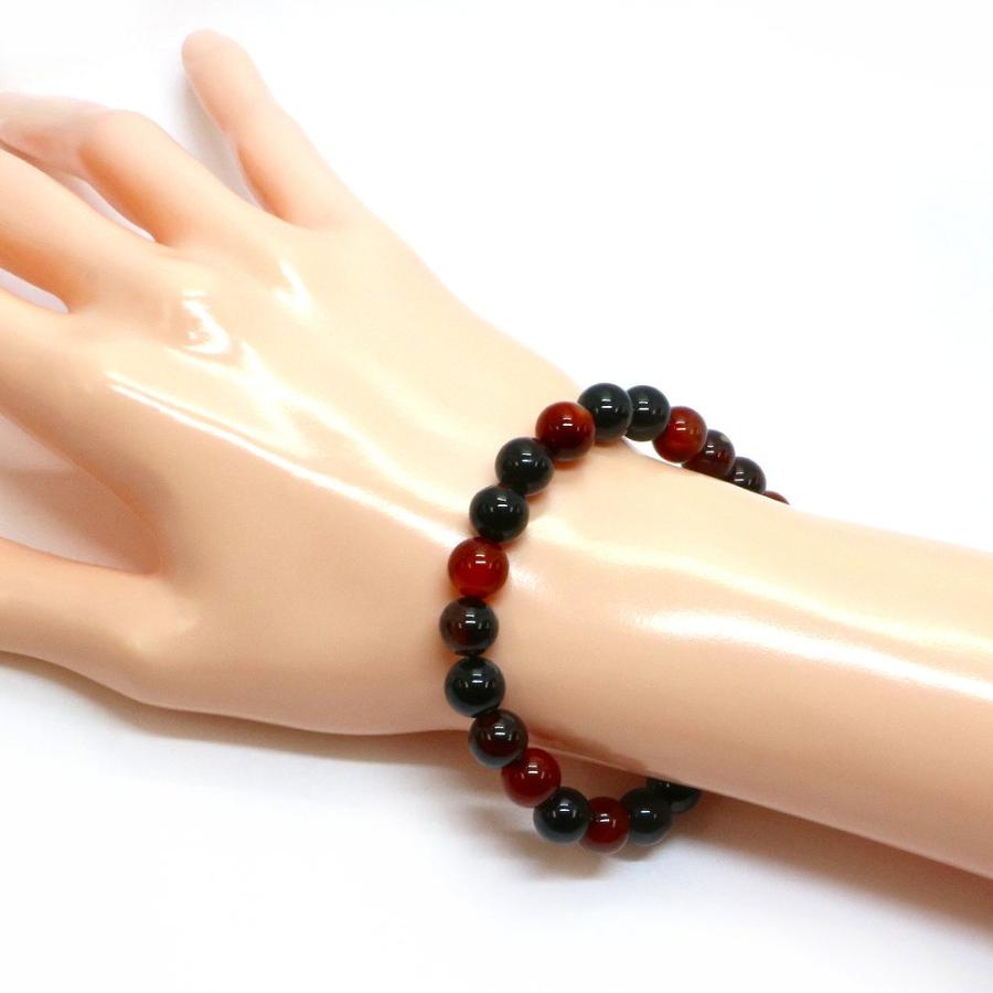 パワーストーン 天然石 ブレスレット メノウ アゲート 丸玉 8mm 数珠 念珠 Bracelet お試し価格 |  | 02