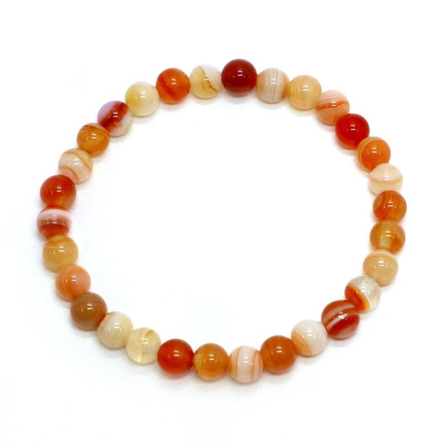 パワーストーン 天然石 ブレスレット サードオニキス 丸玉 6mm 数珠 念珠 Bracelet お試し価格 |  | 01