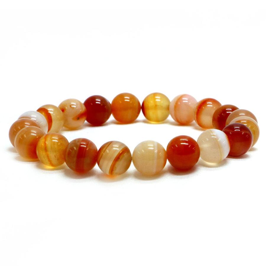 パワーストーン 天然石 ブレスレット サードオニキス 丸玉 10mm 数珠 念珠 Bracelet お試し価格 | 