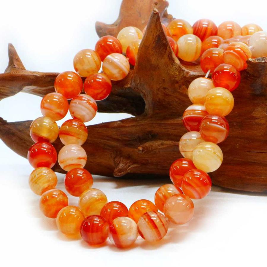 パワーストーン 天然石 ブレスレット サードオニキス 丸玉 10mm 数珠 念珠 Bracelet お試し価格 |  | 11