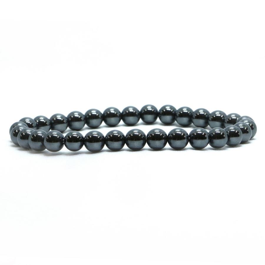 パワーストーン 天然石 ブレスレット ヘマタイト 丸玉 6mm 数珠 念珠 Bracelet お試し価格 | 