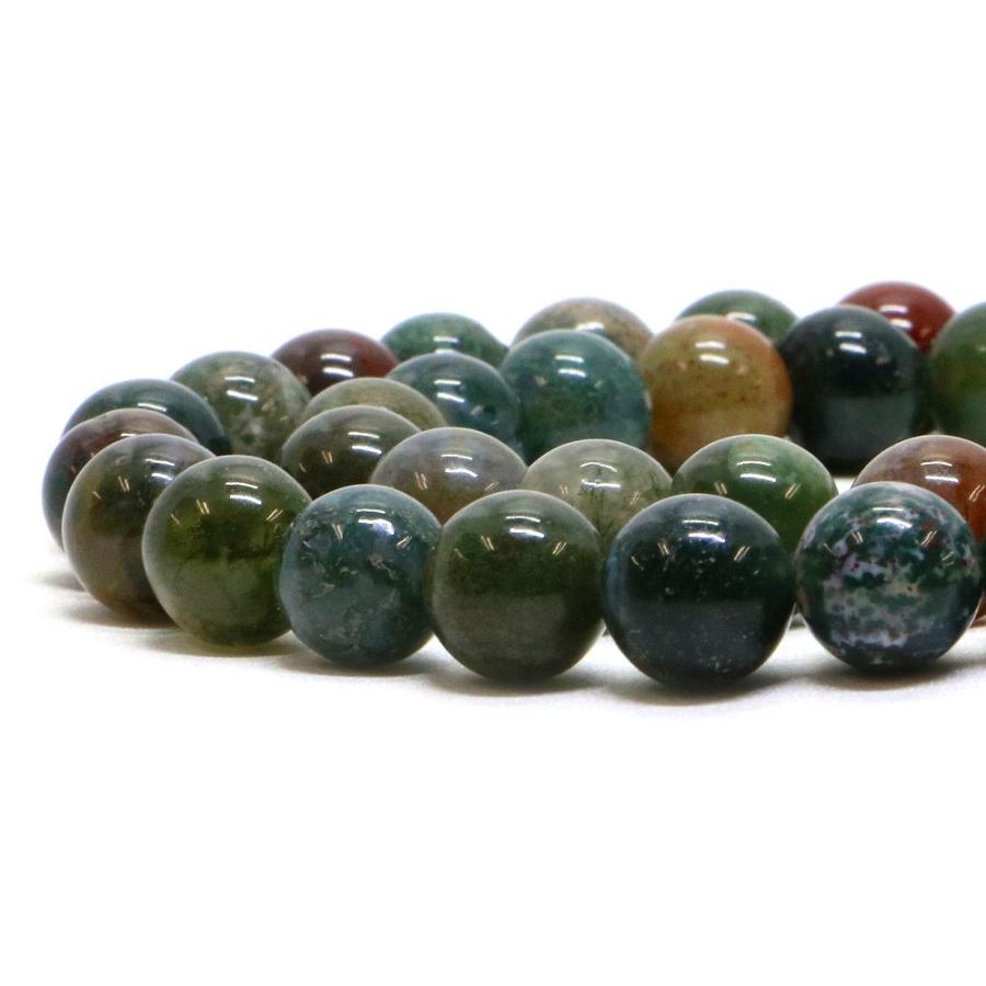 パワーストーン 天然石 ブレスレット インディアンアゲート 丸玉 10mm 数珠 念珠 Bracelet お試し価格 |  | 10