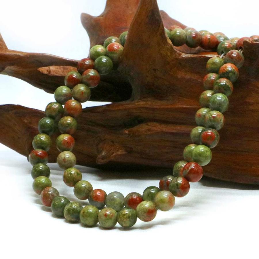 パワーストーン 天然石 ブレスレット ユナカイト 丸玉 6mm 数珠 念珠 Bracelet お試し価格 |  | 11