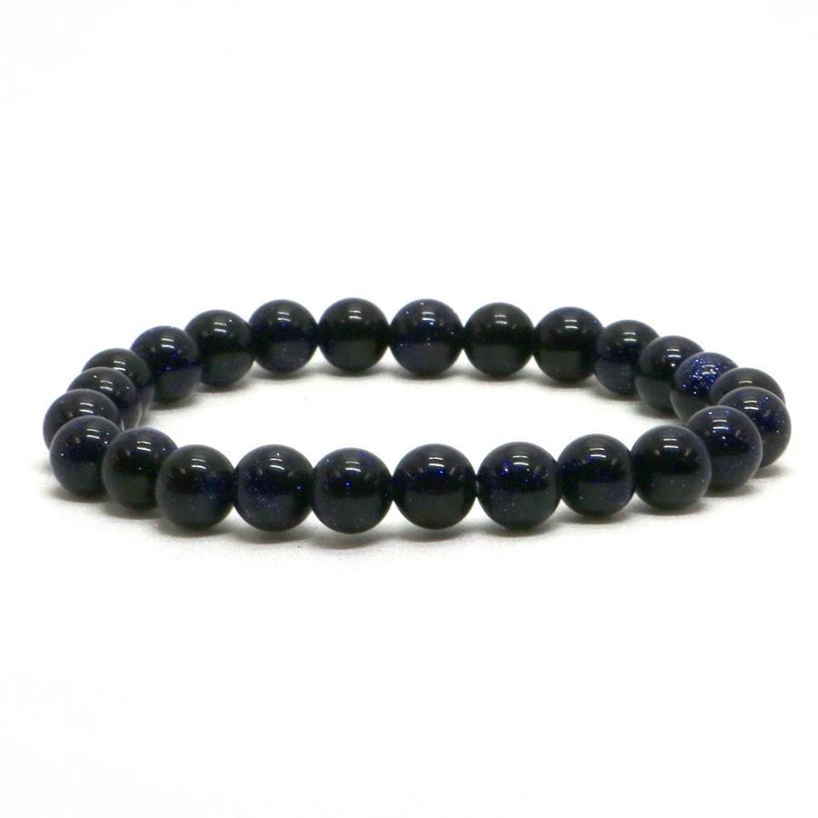パワーストーン 天然石 ブレスレット ブルーゴールドストーン 丸玉 6mm 数珠 念珠 Bracelet お試し価格 | 