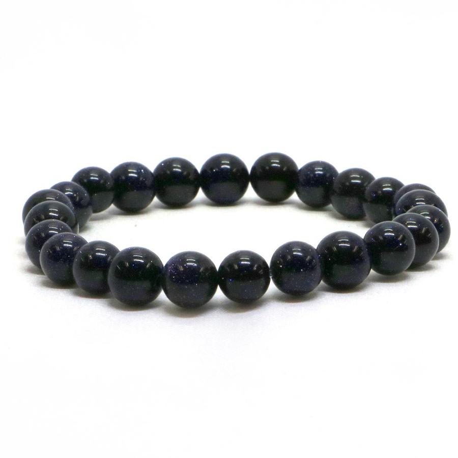 パワーストーン 天然石 ブレスレット ブルーゴールドストーン 丸玉 8mm 数珠 念珠 Bracelet お試し価格 | 
