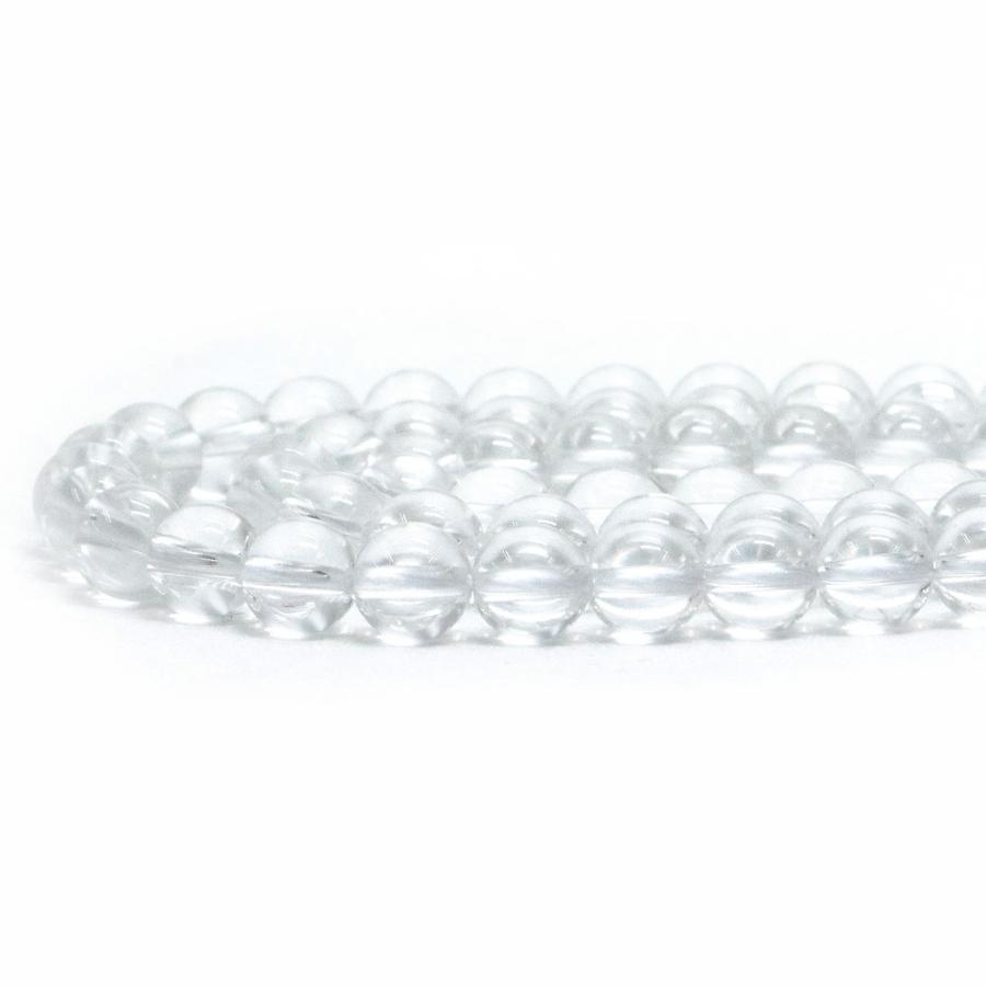 パワーストーン 天然石 ブレスレット 水晶 クリスタル 丸玉 6mm 数珠 念珠 Bracelet お試し価格 |  | 10