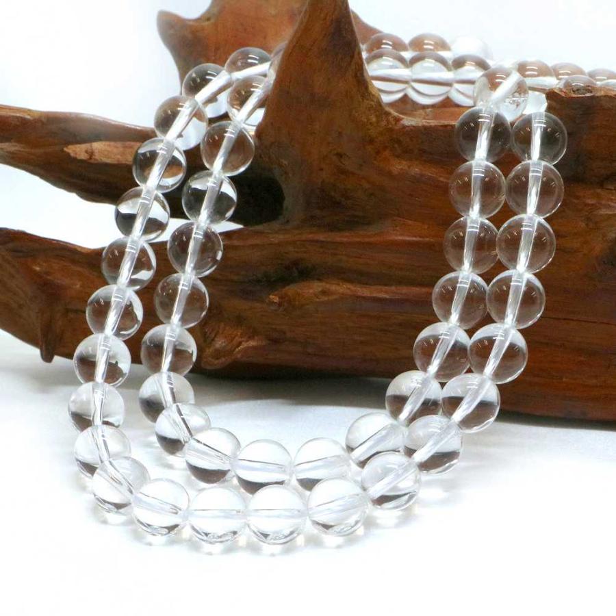 パワーストーン 天然石 ブレスレット 水晶 クリスタル 丸玉 8mm 数珠 念珠 Bracelet お試し価格 |  | 11