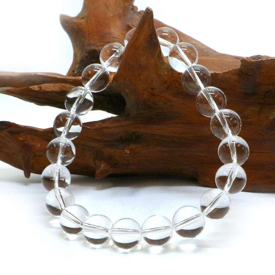 パワーストーン 天然石 ブレスレット 水晶AA クリスタル 丸玉 10mm 数珠 念珠 Bracelet お試し価格 |  | 03