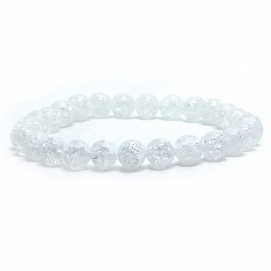 パワーストーン 天然石 ブレスレット クラッシュクリスタル 丸玉 6mm 数珠 念珠 Bracelet お試し価格 | 