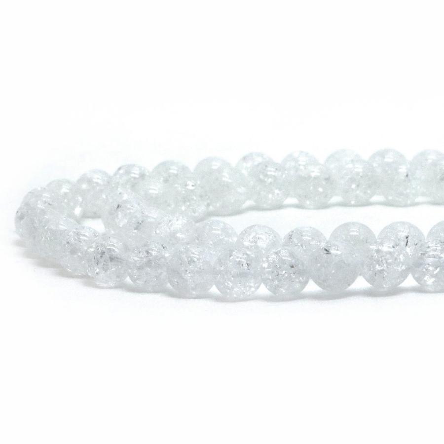 パワーストーン 天然石 ブレスレット クラッシュクリスタル 丸玉 6mm 数珠 念珠 Bracelet お試し価格 |  | 10