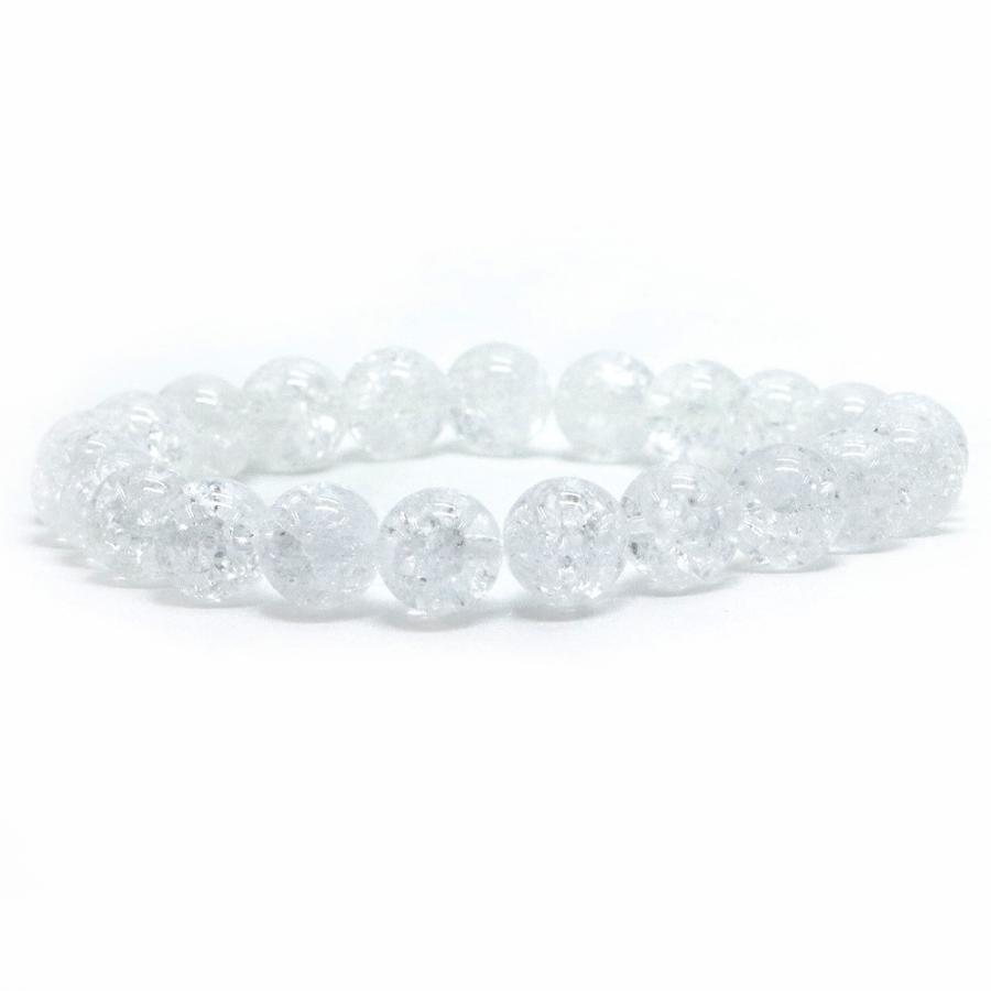 パワーストーン 天然石 ブレスレット クラッシュクリスタル 丸玉 8mm 数珠 念珠 Bracelet お試し価格 | 