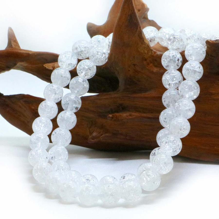 パワーストーン 天然石 ブレスレット クラッシュクリスタル 丸玉 8mm 数珠 念珠 Bracelet お試し価格 |  | 11