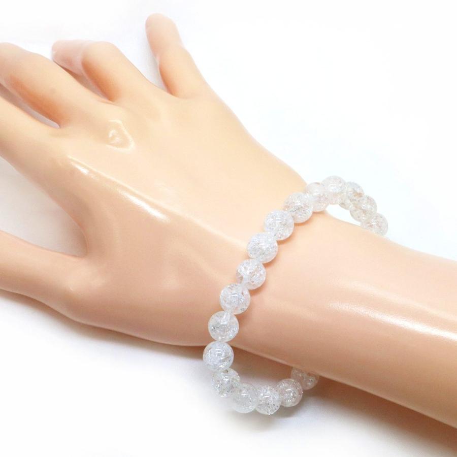 パワーストーン 天然石 ブレスレット クラッシュクリスタル 丸玉 8mm 数珠 念珠 Bracelet お試し価格 |  | 02
