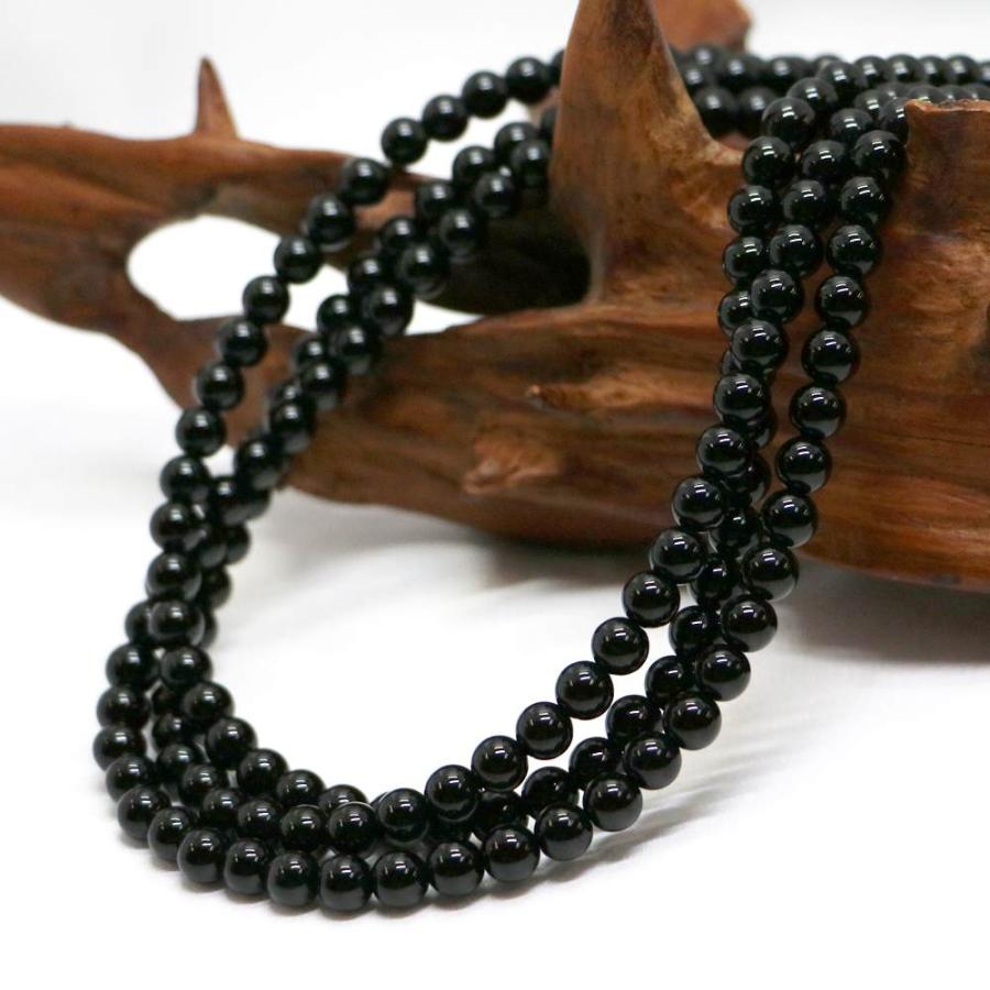 パワーストーン 天然石 ブレスレット オニキス 丸玉 6mm 数珠 念珠 Bracelet お試し価格 |  | 11