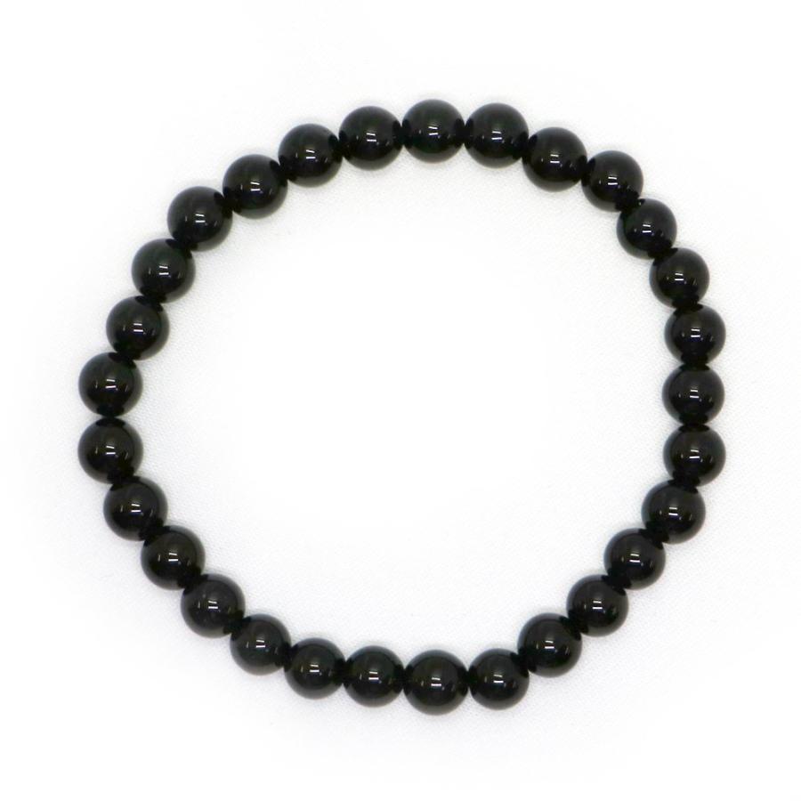 パワーストーン 天然石 ブレスレット オニキス 丸玉 6mm 数珠 念珠 Bracelet お試し価格 |  | 01
