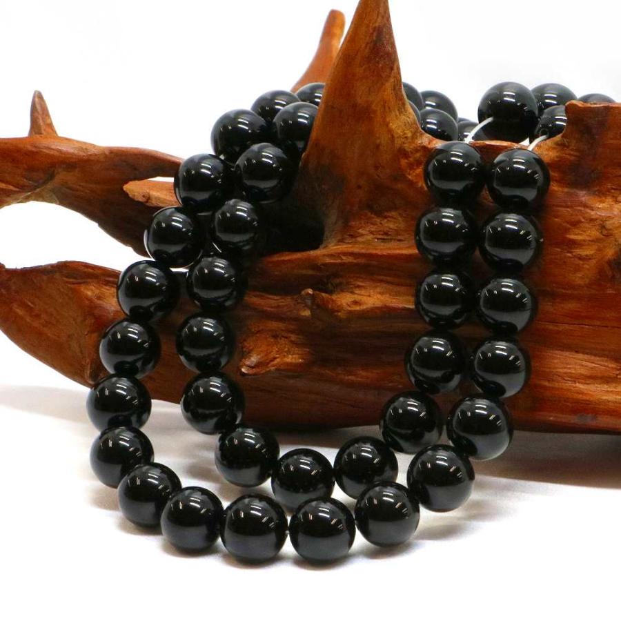 パワーストーン 天然石 ブレスレット オニキス 丸玉 10mm 数珠 念珠 Bracelet お試し価格 |  | 11