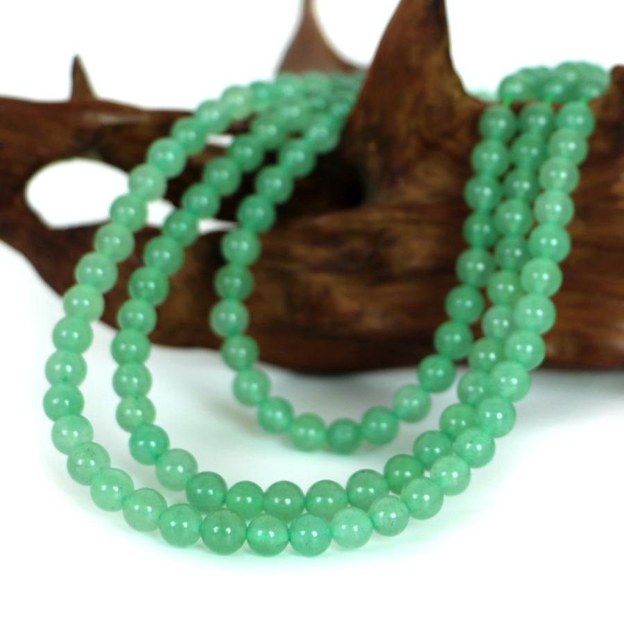 パワーストーン 天然石 ブレスレット アベンチュリン 丸玉 6mm 数珠 念珠 Bracelet お試し価格 |  | 11
