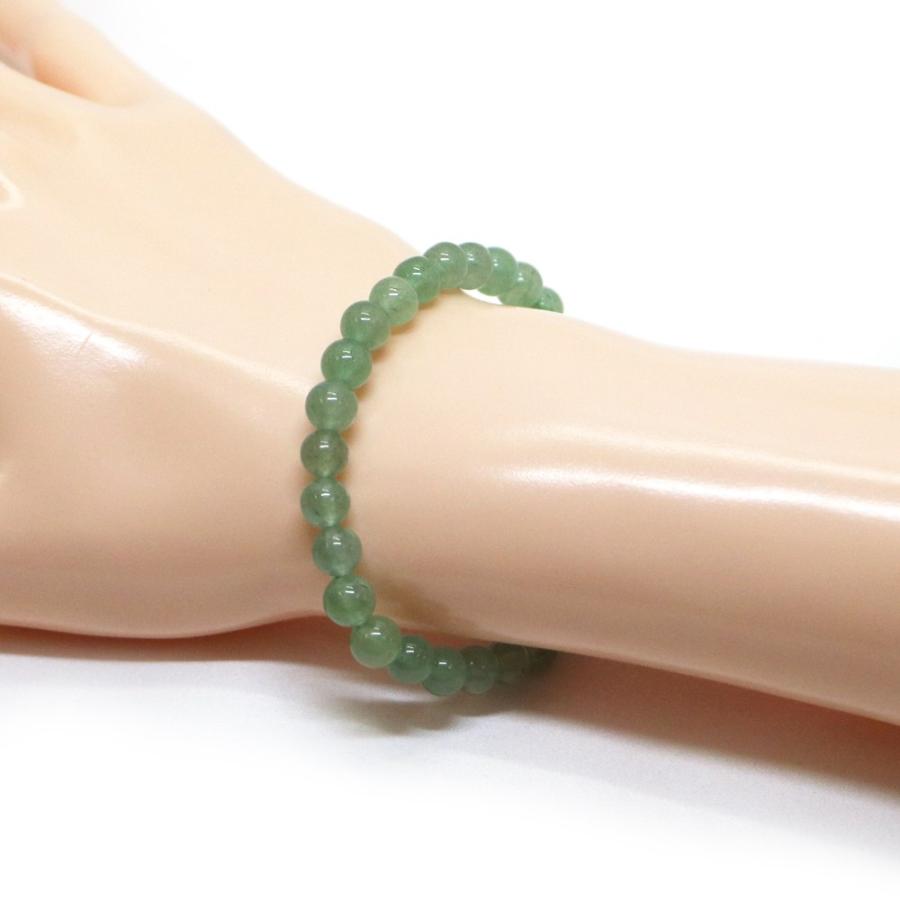パワーストーン 天然石 ブレスレット アベンチュリン 丸玉 6mm 数珠 念珠 Bracelet お試し価格 |  | 02