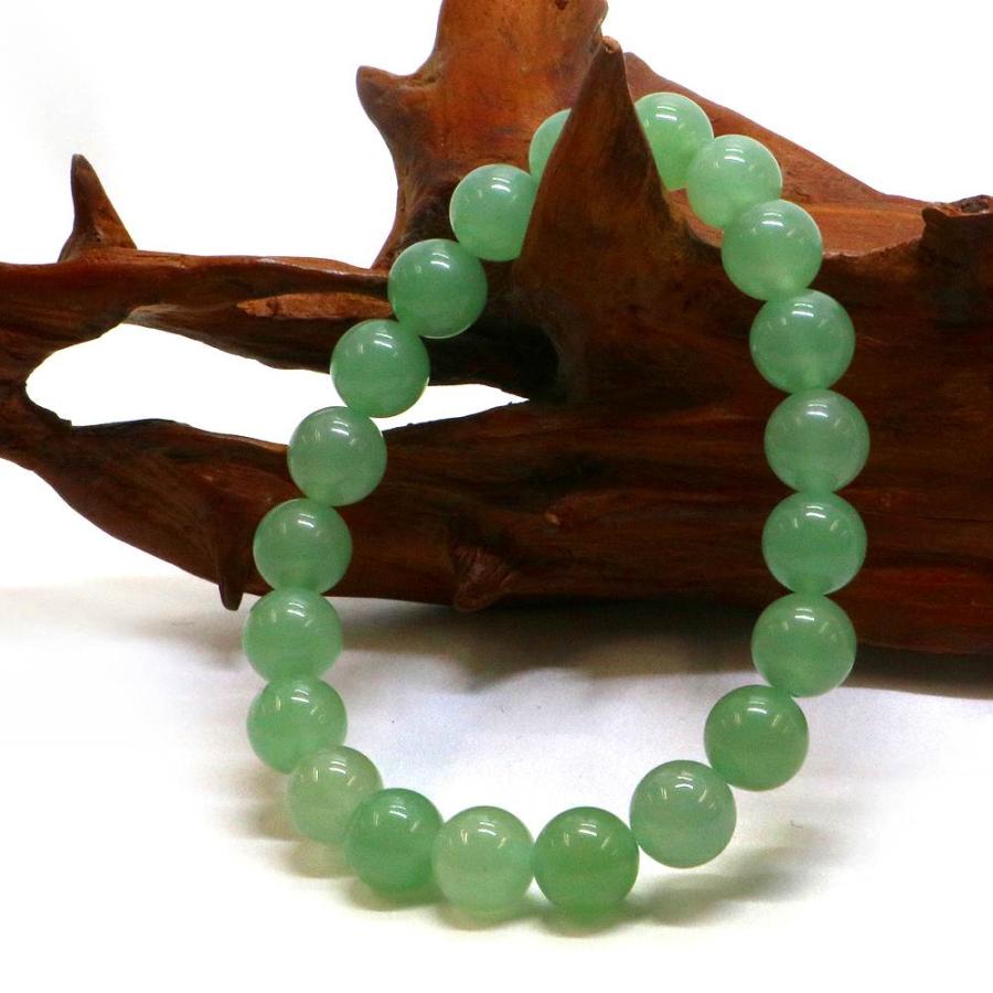 パワーストーン 天然石 ブレスレット アベンチュリン 丸玉 10mm 数珠 念珠 Bracelet お試し価格 |  | 03