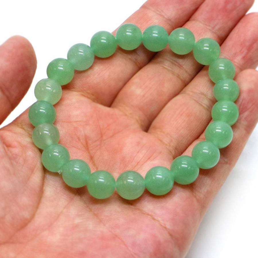 パワーストーン 天然石 ブレスレット アベンチュリン 丸玉 10mm 数珠 念珠 Bracelet お試し価格 |  | 04
