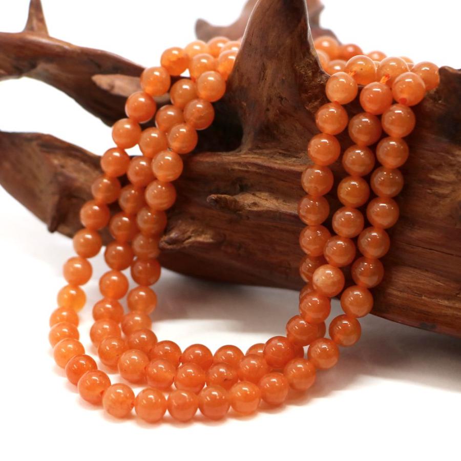 パワーストーン 天然石 ブレスレット オレンジアベンチュリン 丸玉 6mm 数珠 念珠 Bracelet お試し価格 |  | 11
