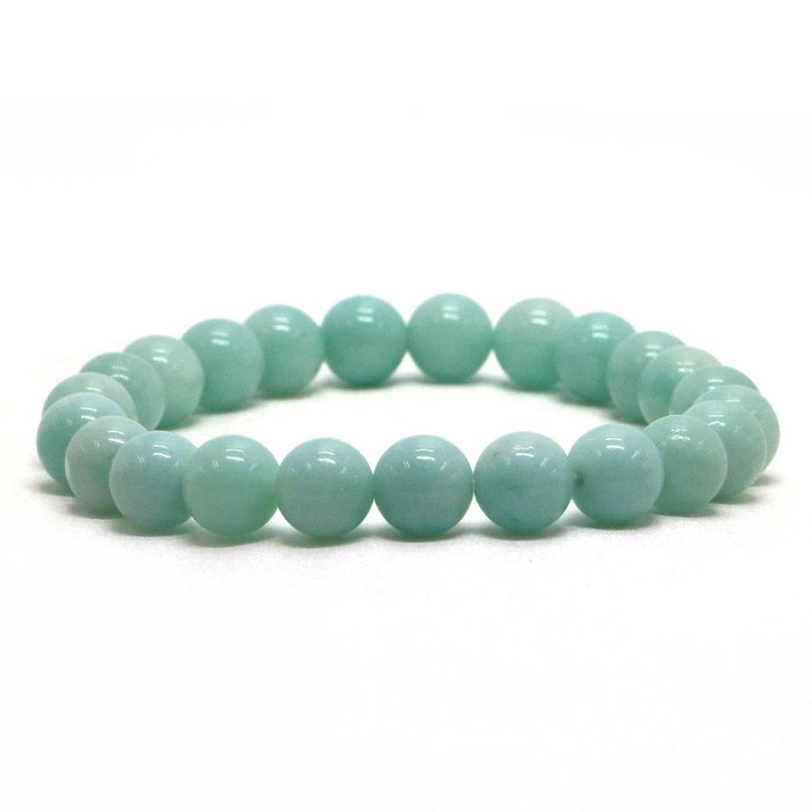 パワーストーン 天然石 ブレスレット アマゾナイト 丸玉 8mm 数珠 念珠 Bracelet お試し価格 | 