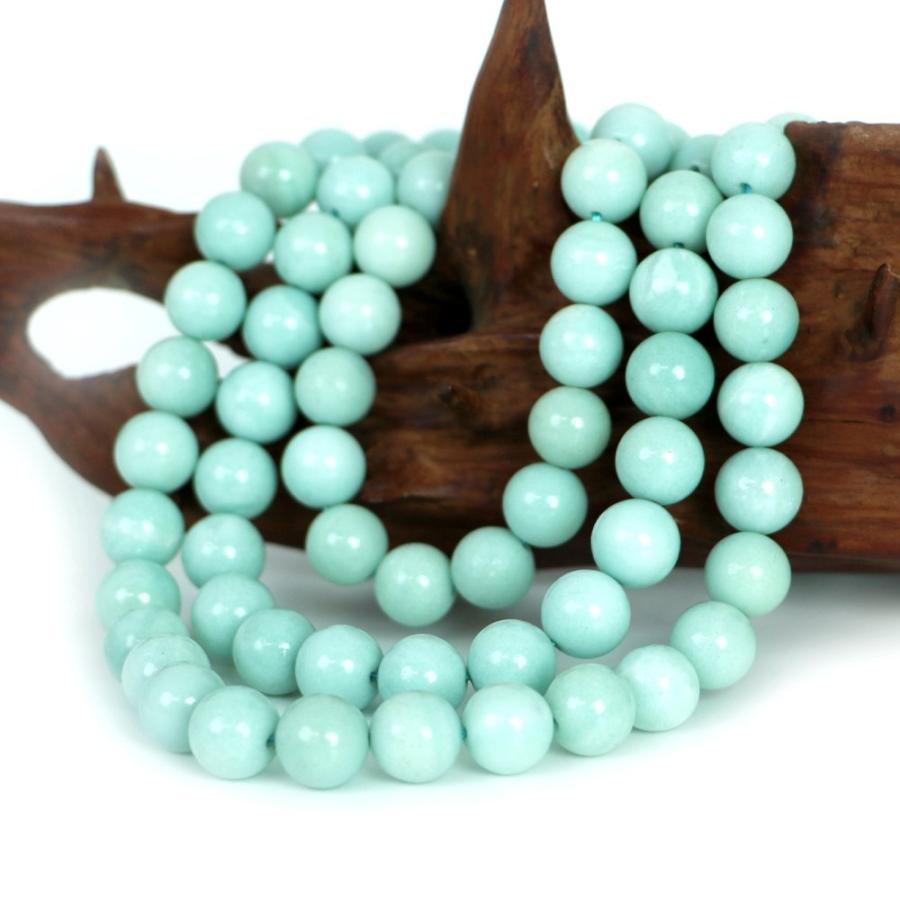 パワーストーン 天然石 ブレスレット アマゾナイト 丸玉 10mm 数珠 念珠 Bracelet お試し価格 |  | 11