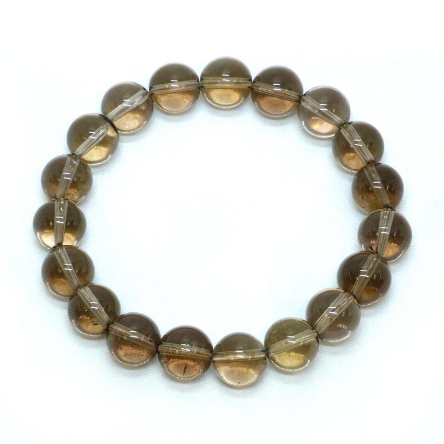 パワーストーン 天然石 ブレスレット スモーキークォーツ 丸玉 10mm 数珠 念珠 Bracelet お試し価格 |  | 01