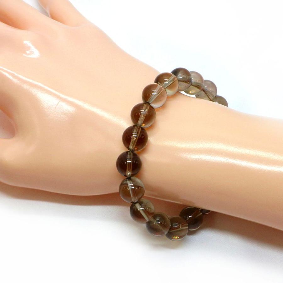 パワーストーン 天然石 ブレスレット スモーキークォーツ 丸玉 10mm 数珠 念珠 Bracelet お試し価格 |  | 02