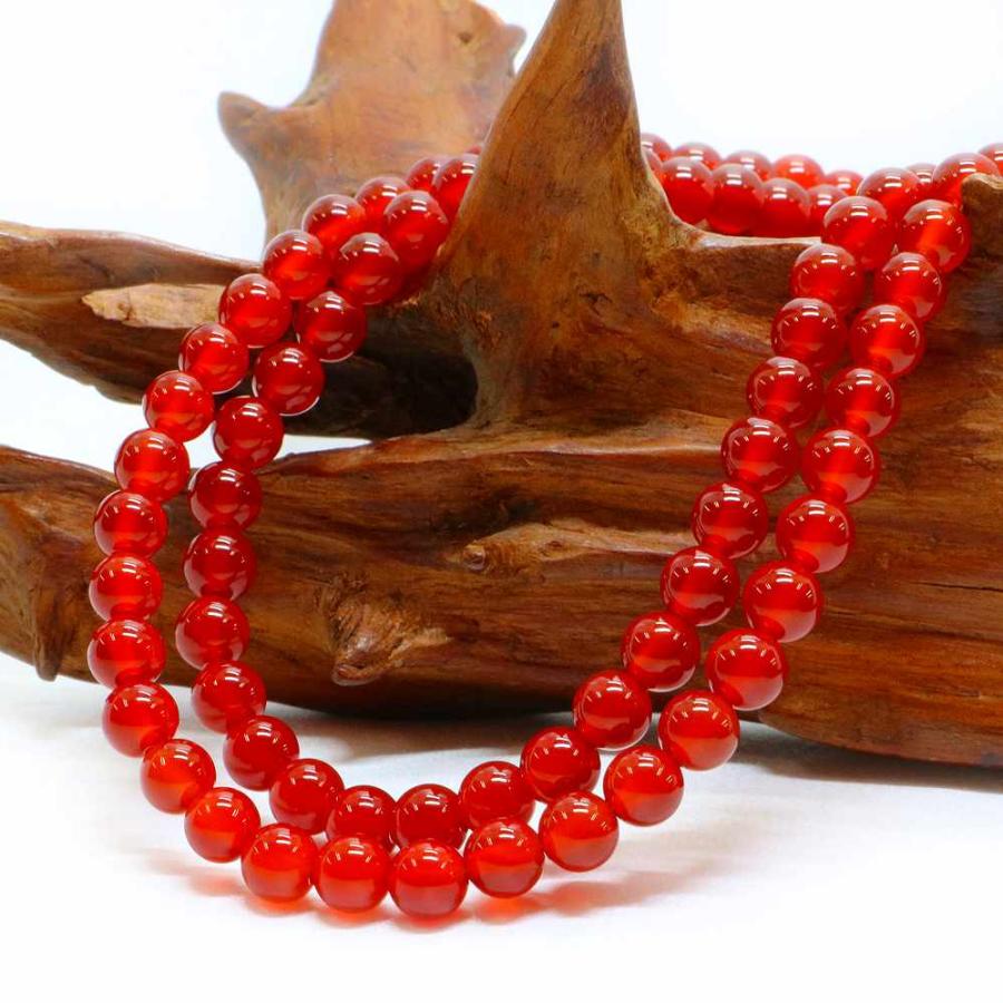 パワーストーン 天然石 ブレスレット レッドアゲート 丸玉 6mm 数珠 念珠 Bracelet お試し価格 |  | 11