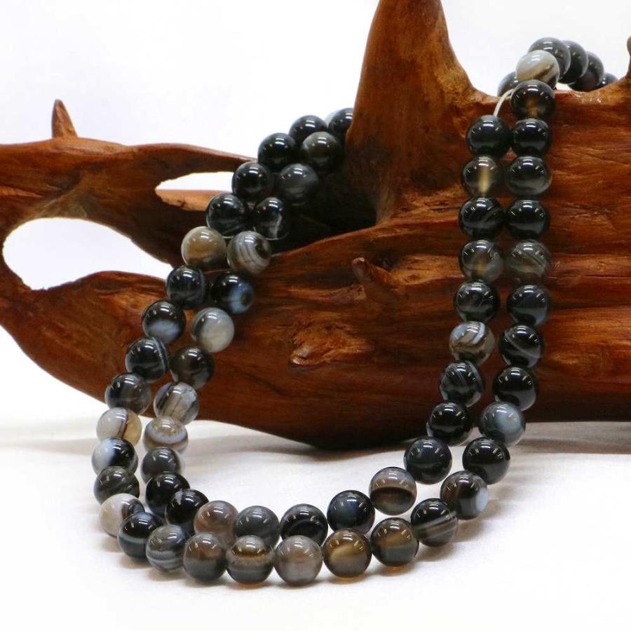 パワーストーン 天然石 ブレスレット 天眼石 縞瑪瑙 アイアゲート 丸玉 6mm 数珠 念珠 Bracelet お試し価格 |  | 11