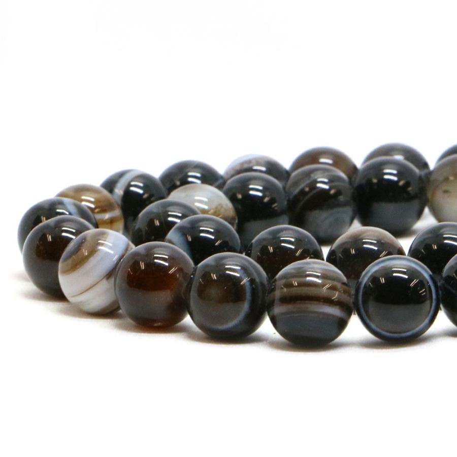 パワーストーン 天然石 ブレスレット 天眼石 縞瑪瑙 アイアゲート 丸玉 10mm 数珠 念珠 Bracelet お試し価格 |  | 10