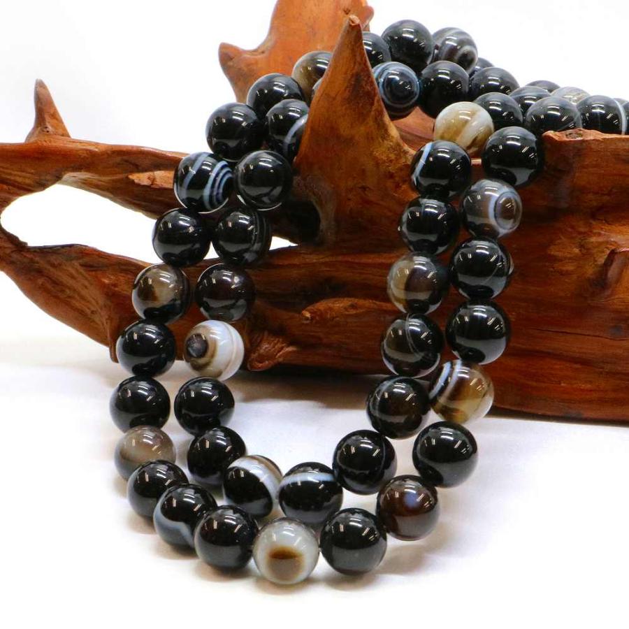 パワーストーン 天然石 ブレスレット 天眼石 縞瑪瑙 アイアゲート 丸玉 10mm 数珠 念珠 Bracelet お試し価格 |  | 11