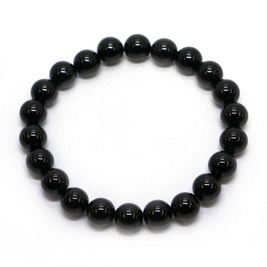 パワーストーン 天然石 ブレスレット ブラックトルマリン 丸玉 8mm 数珠 念珠 Bracelet お試し価格 |  | 01