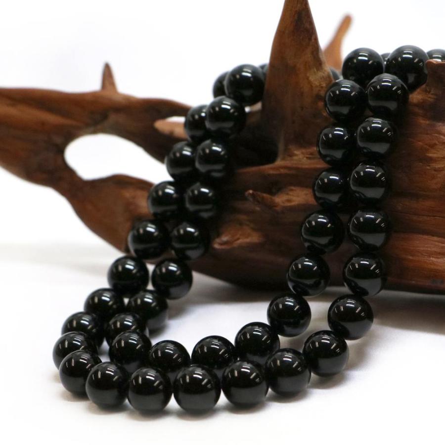 パワーストーン 天然石 ブレスレット ブラックトルマリン 丸玉 10mm 数珠 念珠 Bracelet お試し価格 |  | 11
