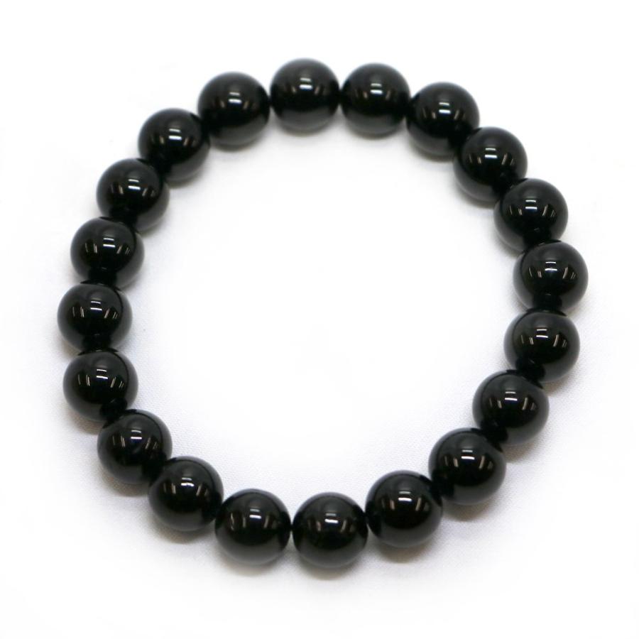 パワーストーン 天然石 ブレスレット ブラックトルマリン 丸玉 10mm 数珠 念珠 Bracelet お試し価格 |  | 01