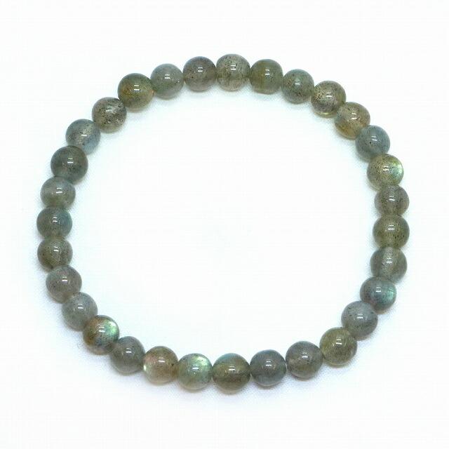 パワーストーン 天然石 ブレスレット ラブラドライト（濃いめ） 丸玉 6mm 数珠 念珠 Bracelet お試し価格 |  | 01