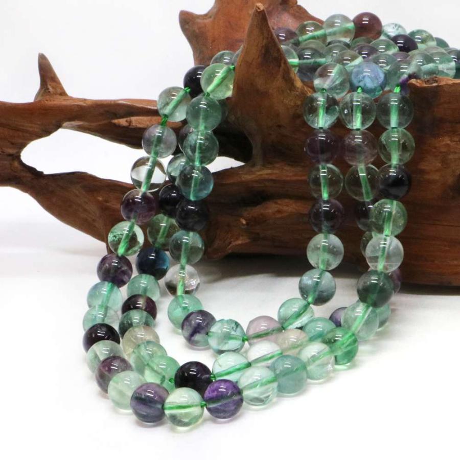 パワーストーン 天然石 ブレスレット フローライト 丸玉 8mm 数珠 念珠 Bracelet お試し価格 |  | 11