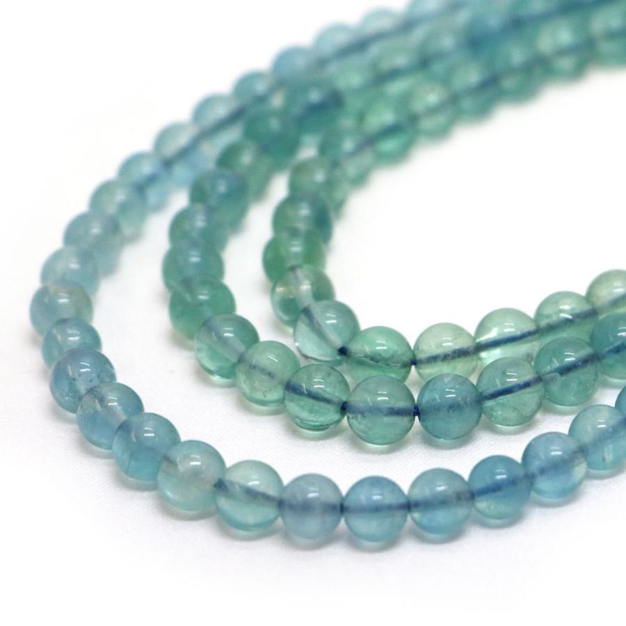 パワーストーン 天然石 ブレスレット ブルーフローライト 丸玉 6mm 数珠 念珠 Bracelet お試し価格 |  | 10