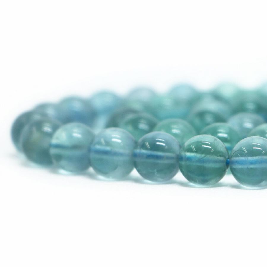パワーストーン 天然石 ブレスレット ブルーフローライト 丸玉 8mm 数珠 念珠 Bracelet お試し価格 |  | 08