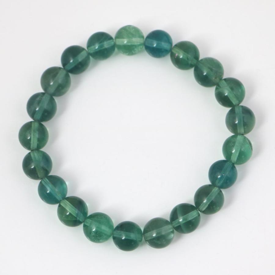 パワーストーン 天然石 ブレスレット ブルーフローライト 丸玉 10mm 数珠 念珠 Bracelet お試し価格 |  | 01