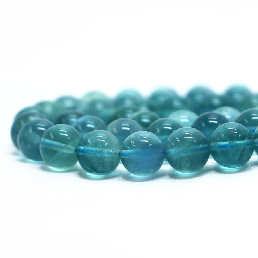 パワーストーン 天然石 ブレスレット ブルーフローライト 丸玉 10mm 数珠 念珠 Bracelet お試し価格 |  | 08