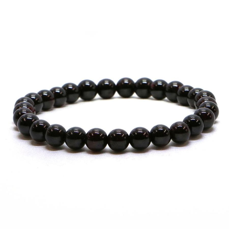 パワーストーン 天然石 ブレスレット ガーネット 丸玉 6mm 数珠 念珠 Bracelet お試し価格 | 