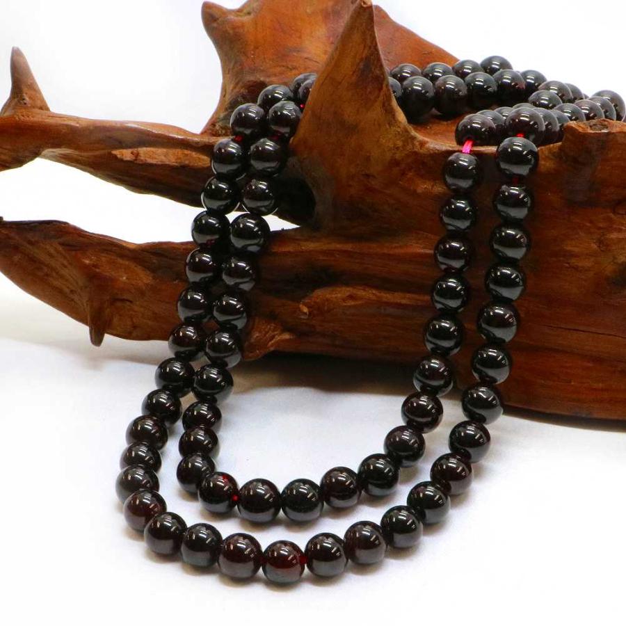 パワーストーン 天然石 ブレスレット ガーネット 丸玉 6mm 数珠 念珠 Bracelet お試し価格 |  | 11