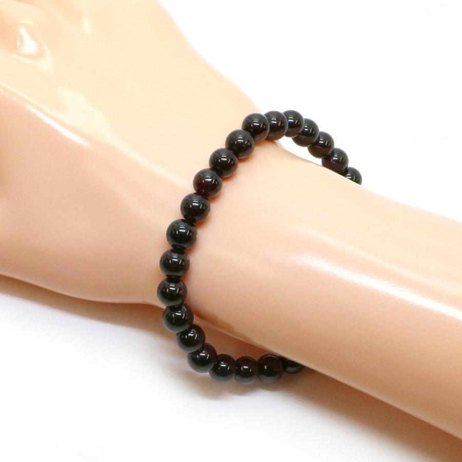 パワーストーン 天然石 ブレスレット ガーネット 丸玉 6mm 数珠 念珠 Bracelet お試し価格 |  | 02