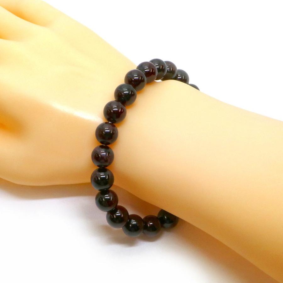 パワーストーン 天然石 ブレスレット ガーネット 丸玉 10mm 数珠 念珠 Bracelet お試し価格 |  | 02
