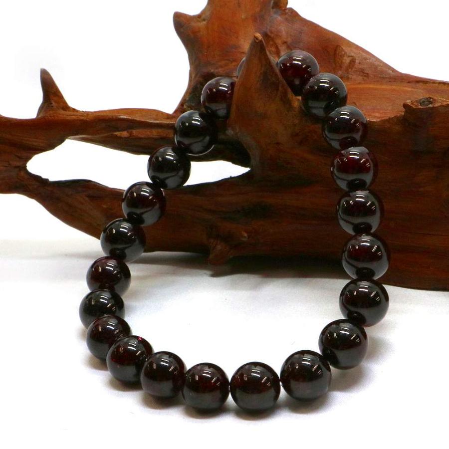 パワーストーン 天然石 ブレスレット ガーネット 丸玉 10mm 数珠 念珠 Bracelet お試し価格 |  | 03